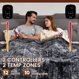Bearhug Electric Blanket King Size 100"x 90"